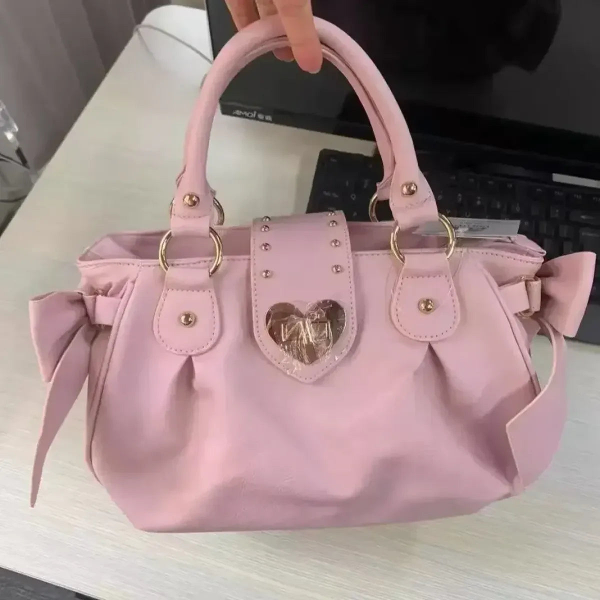 Sweet Bow Heart Lolita Handbag Shoulder & Crossbody Bag - Accessories - Handbag / Purse - 7