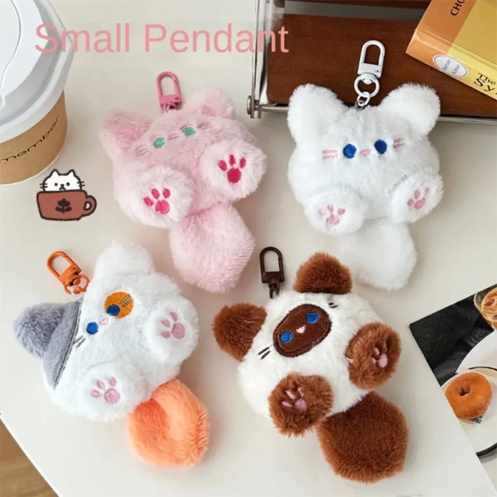 Cute Plush Cat Doll Keychain Pendant - Plushies - Accessory - 1