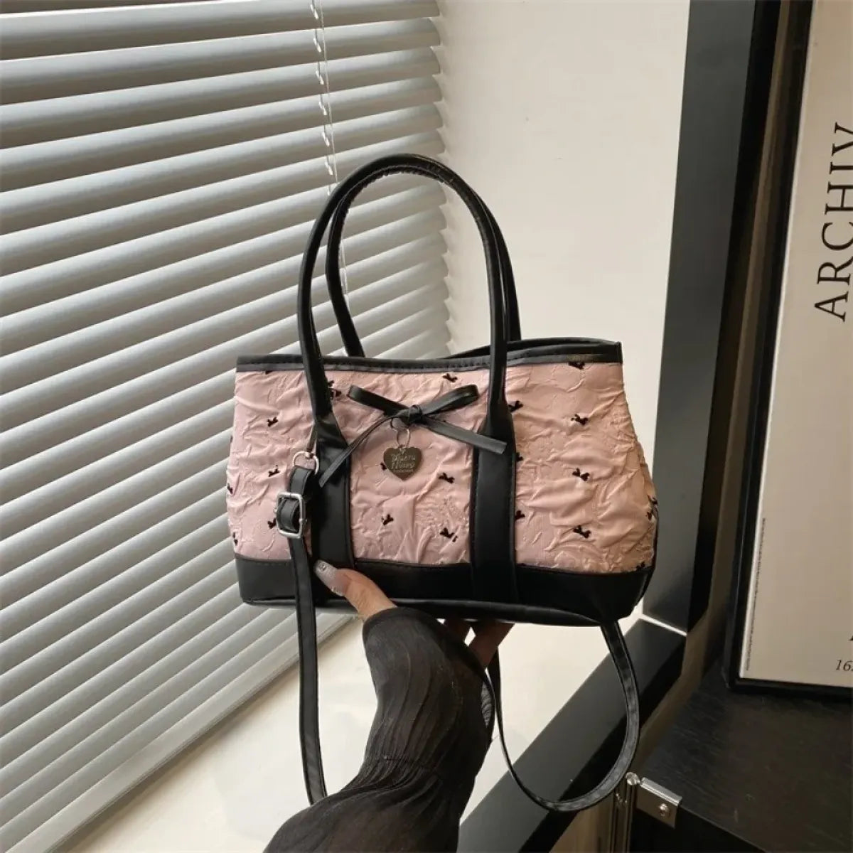 Bow Accent Pillow Crossbody Shoulder Bag - Accessories - Crossbody Bag - 6
