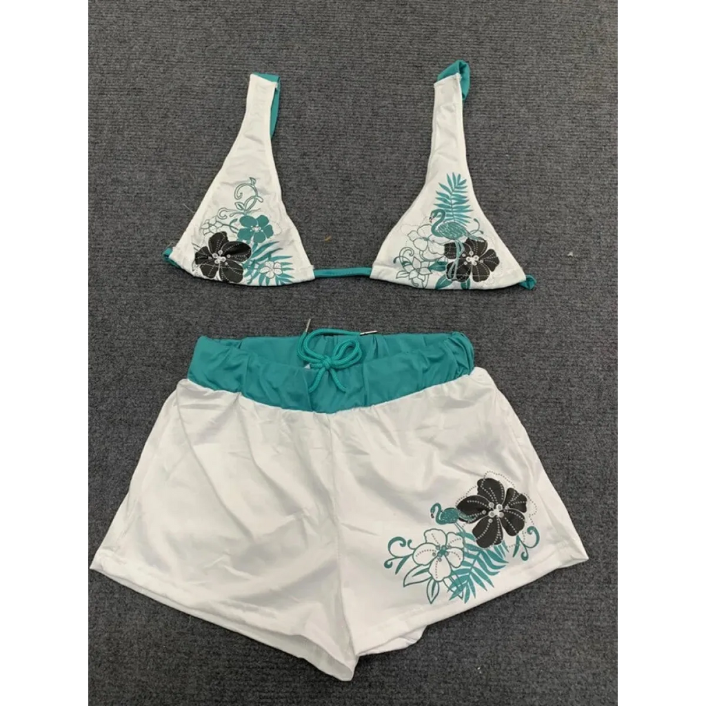 Vintage Floral Halter Bikini Set - Swimsuits - Swimsuit / Bikini / One-Piece Swimwear - 4