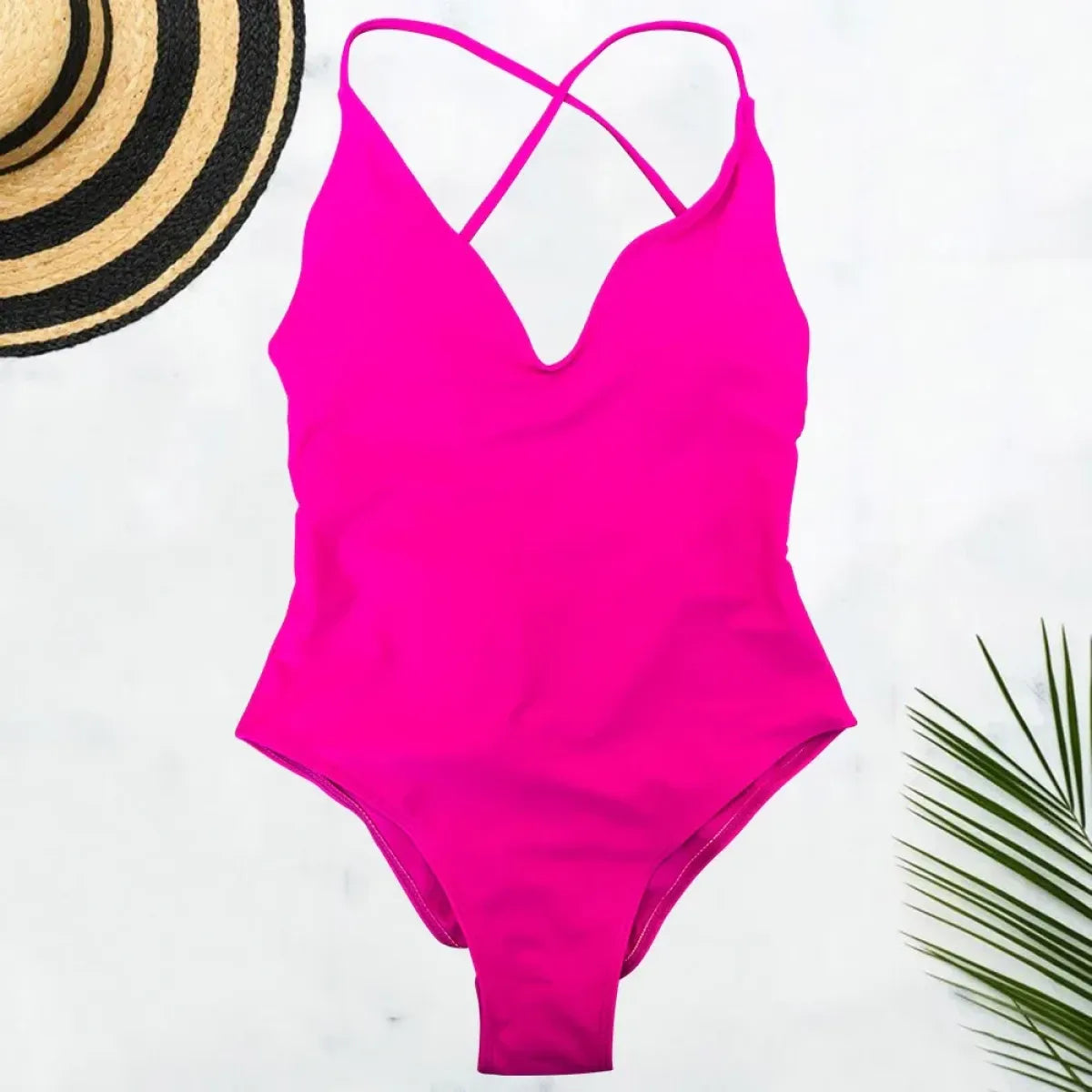 Solid One-Shoulder One Piece Swimsuit - Women’s Clothing & Accessories - Swimsuit / Bikini / One-Piece Swimwear - 10
