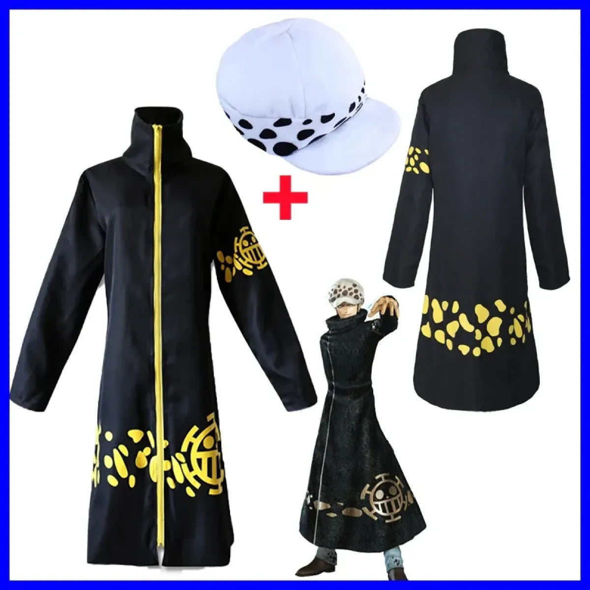 Trafalgar Law Anime Cosplay Costume Set - Anime - Cosplay Outfit - 19