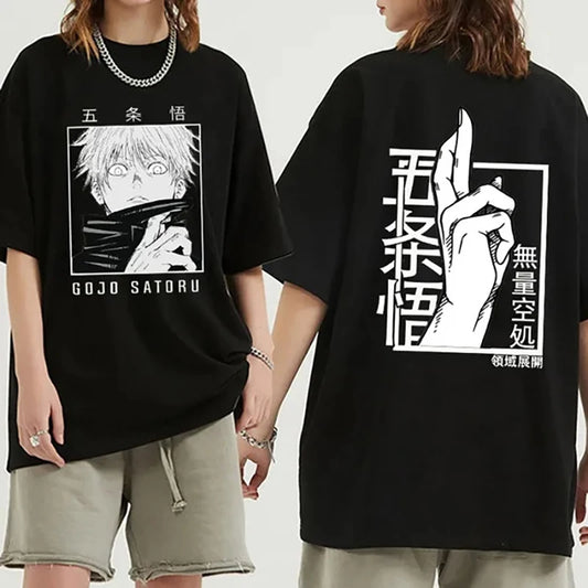 Mystic Gaze Oversized Tee – Anime-Inspired Graphic Streetwear