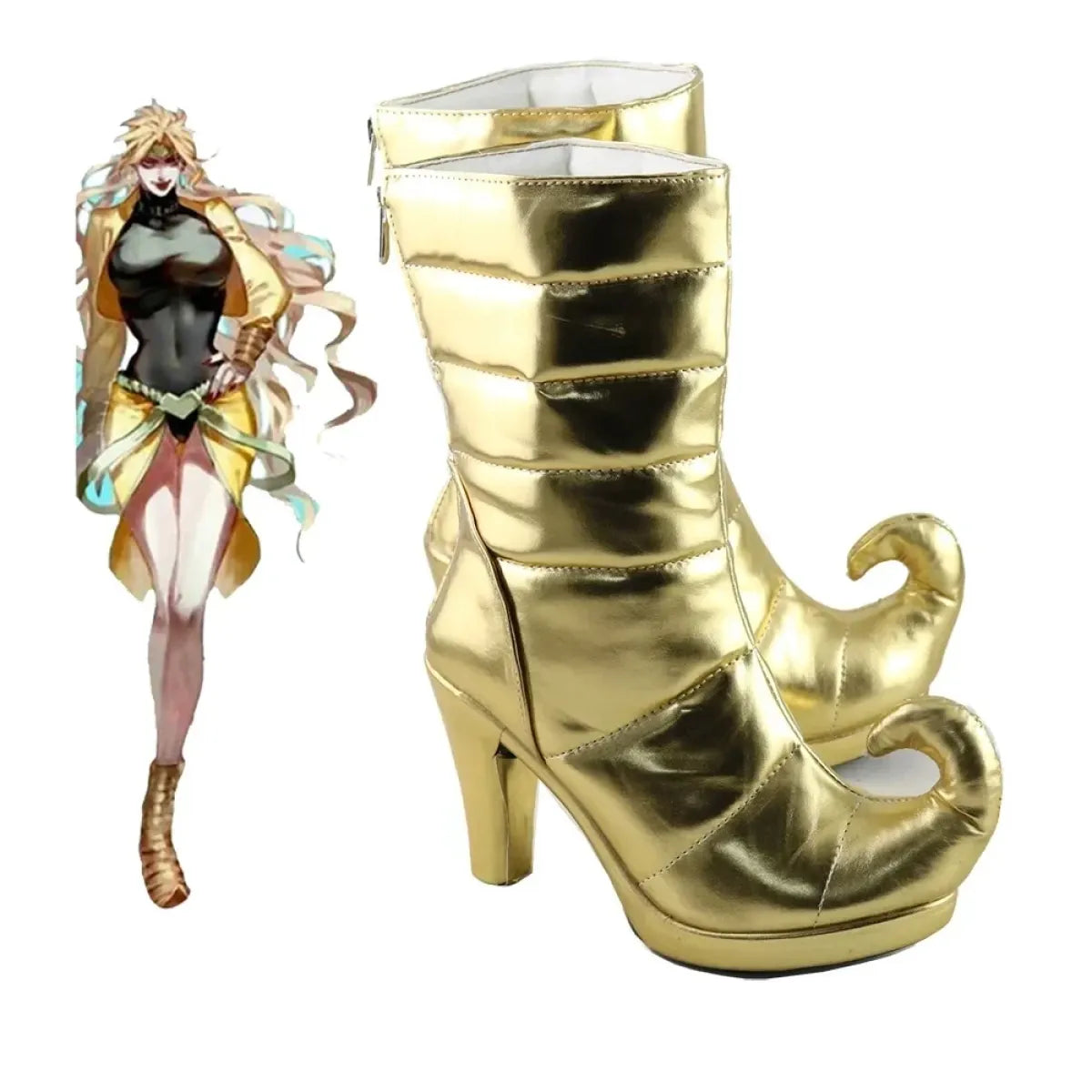 JoJo’s Bizarre Adventure Dio Brando Cosplay Boots - Anime - Boots - 5