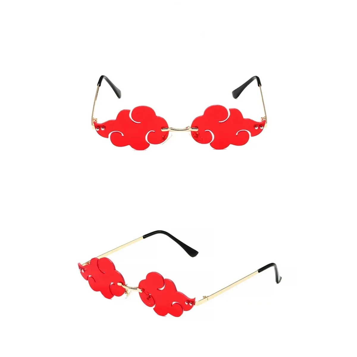 Akatsuki Red Cloud Cosplay Sunglasses - Cosplay - Costume Props - 5