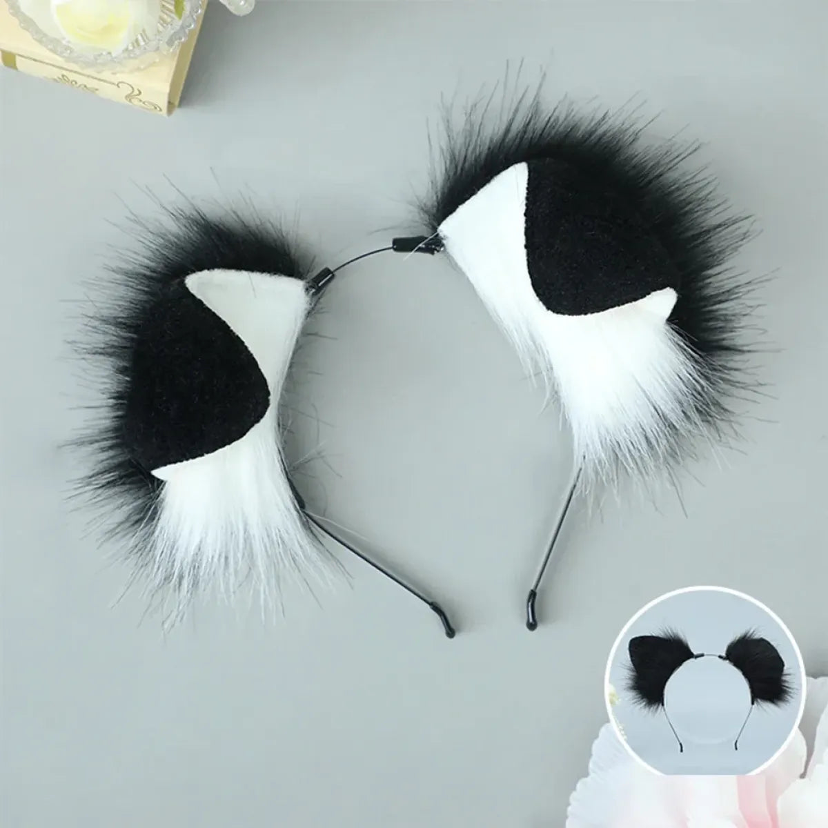 Plush Anime Dog Ear Headband and Tail Set - Anime - Costume Props - 11