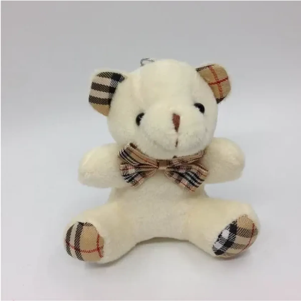 Bow Knotted Bear Plush Pendant 10cm - Plushies - Plush / Plushie - 8