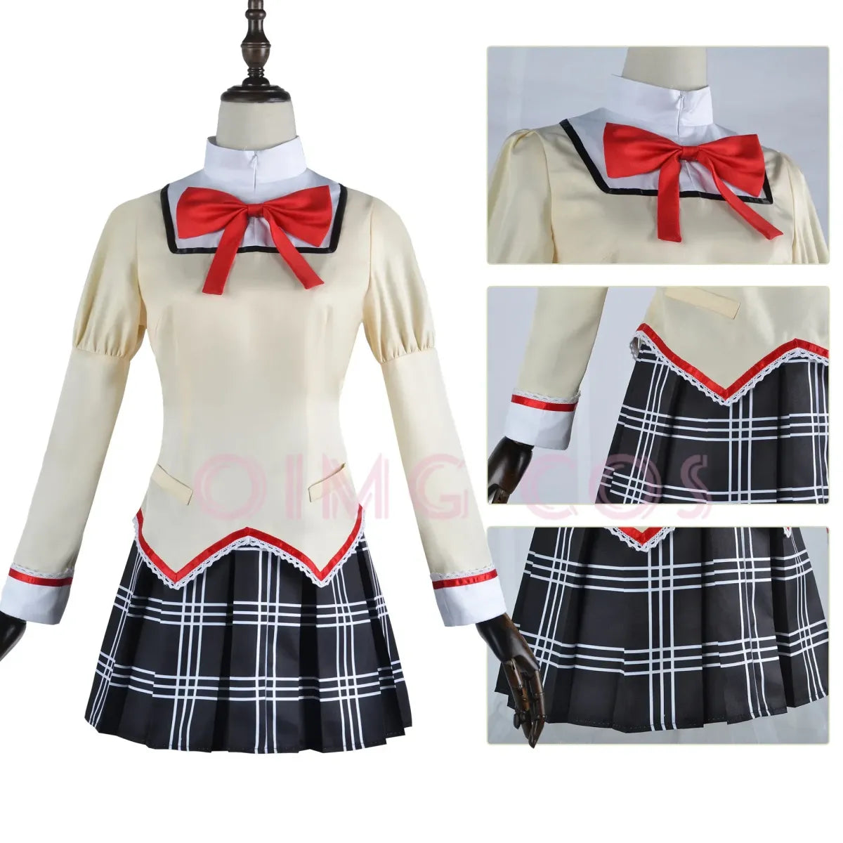 Kaname Madoka Cosplay School Uniform Set - Anime Core - Cosplay Outfit - 1