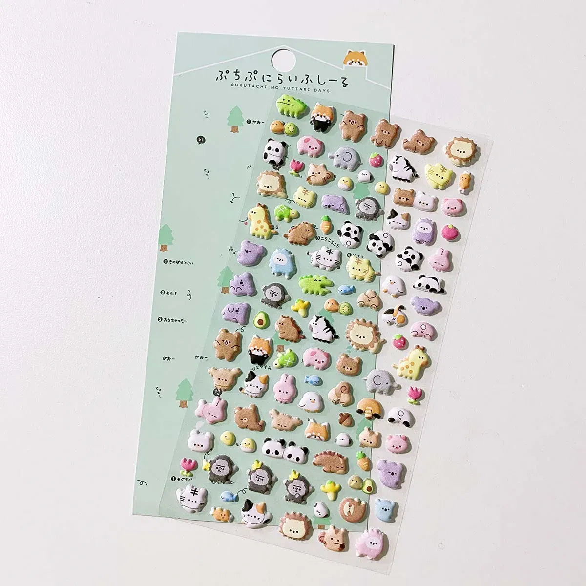 Kawaii Animals 3D Puffy Stickers Sheet - Stickers - Sticker / Decal - 14
