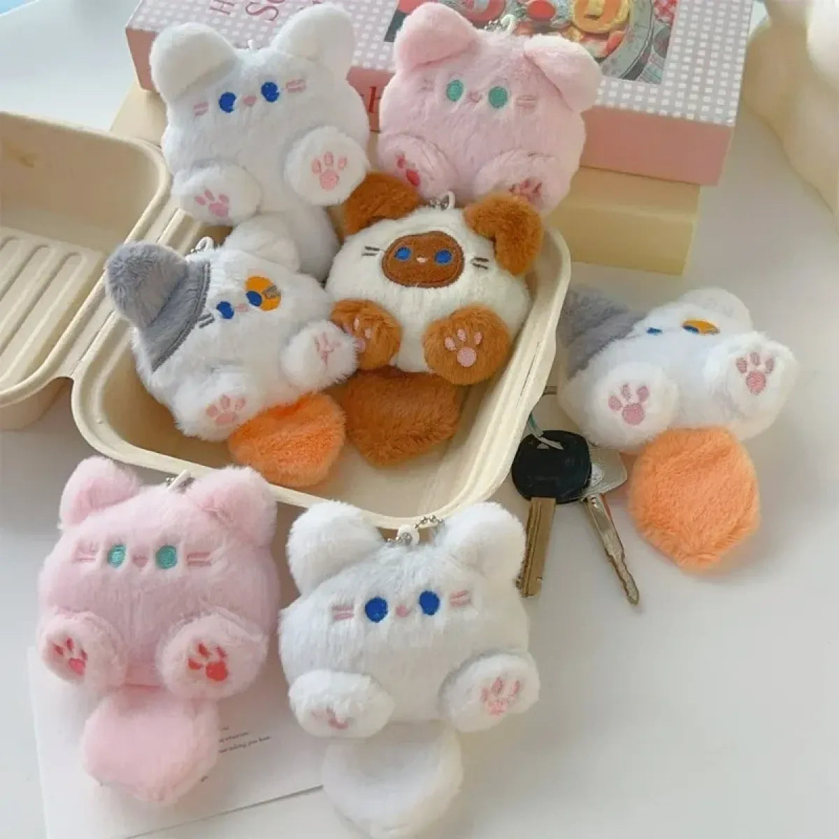 Mini Cat Plush Keychain - Best Sellers - KeyChain - 8