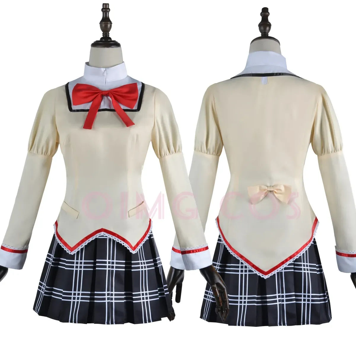 Kaname Madoka Cosplay School Uniform Set - Dresses - Cosplay Outfit - 3