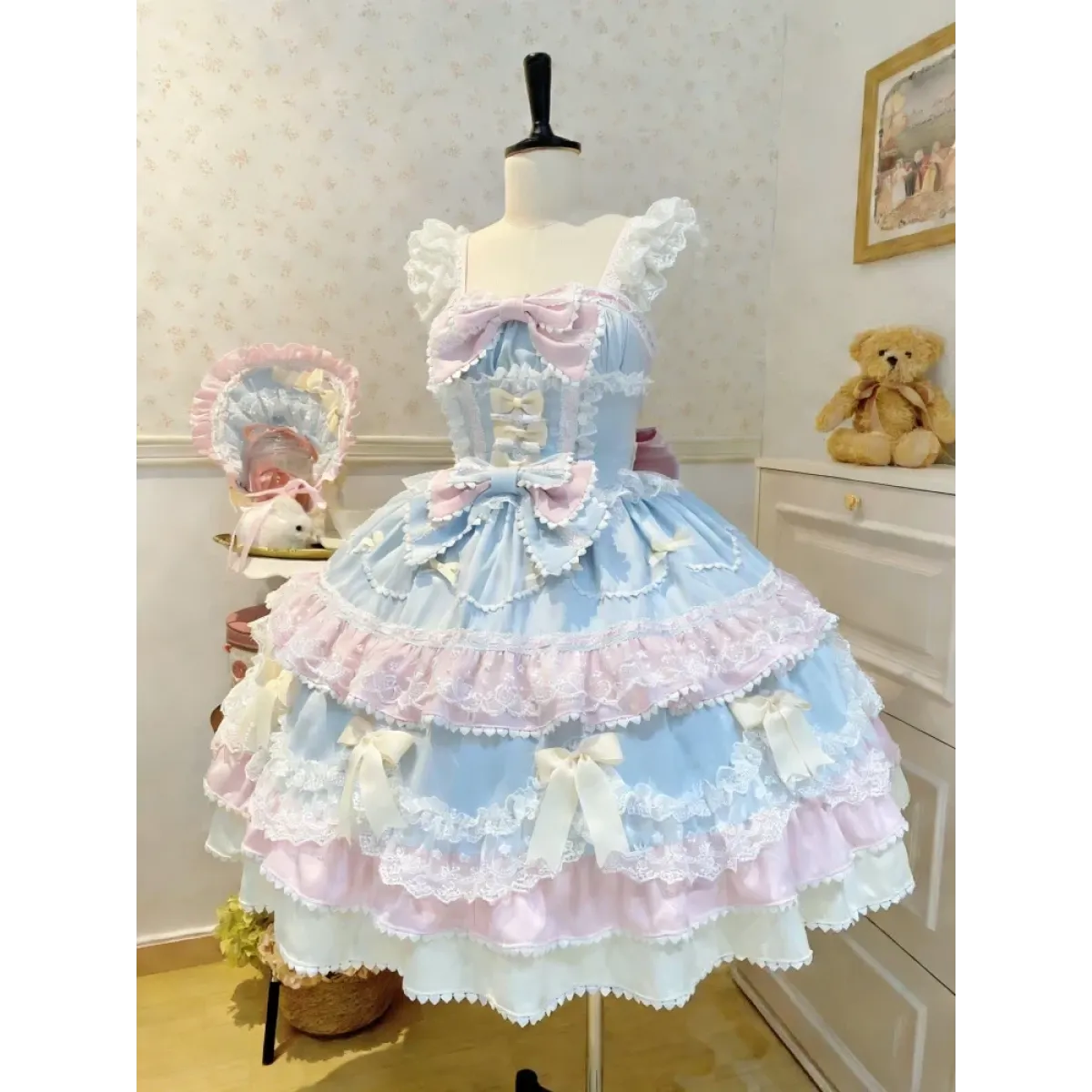 Summer Kawaii Lolita A-Line Party Mini Dress - All Dresses - Lolita Dress - 10