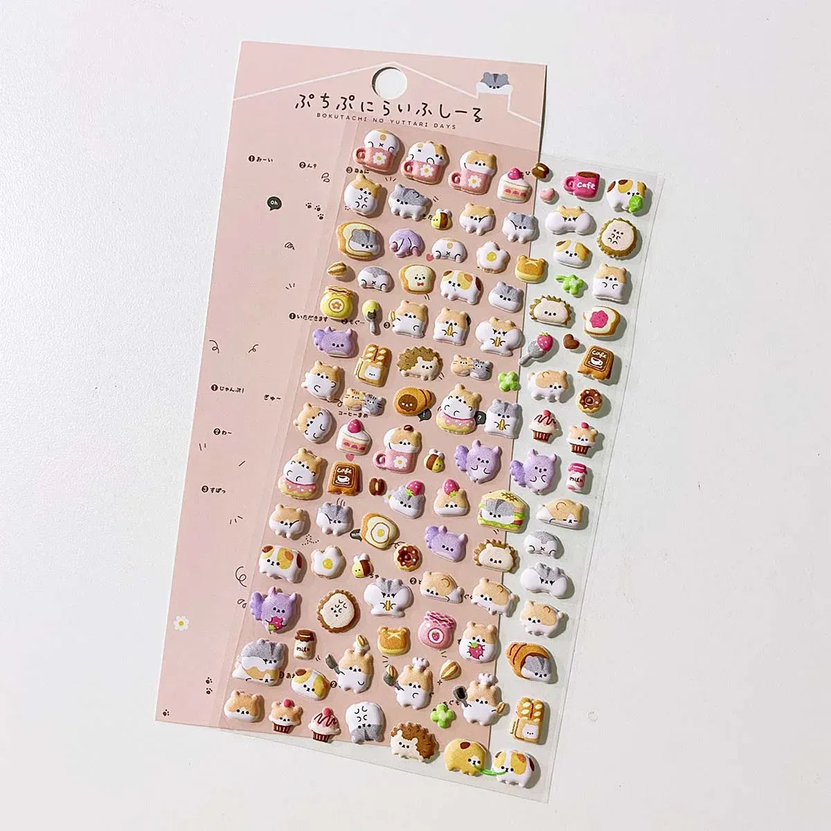 Kawaii Animals 3D Puffy Stickers Sheet - Stickers - Sticker / Decal - 15