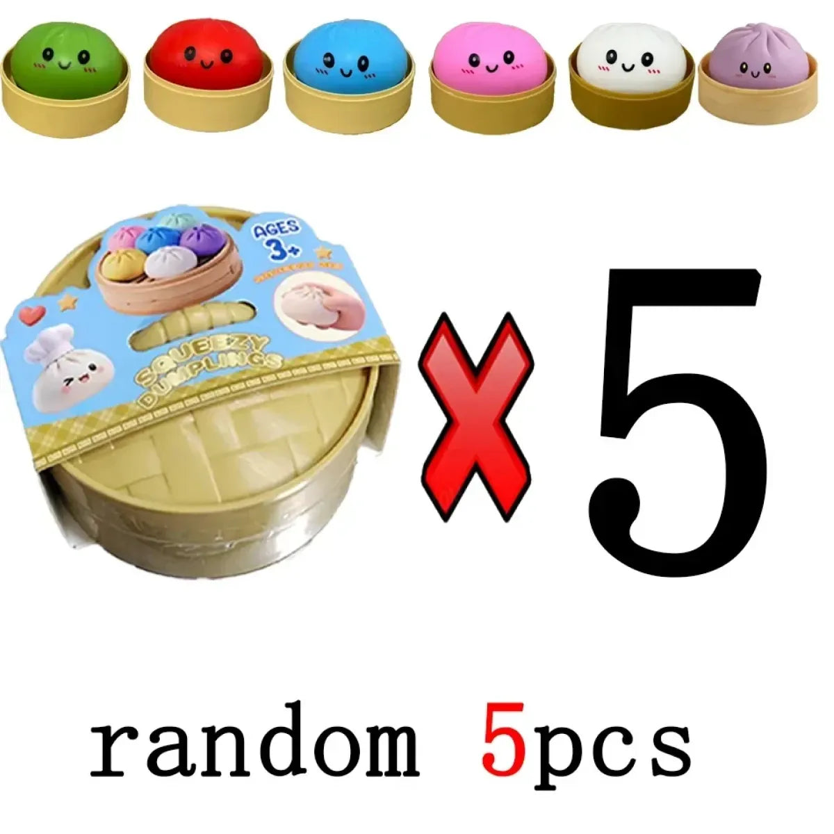 Slow Rising Dumpling Squishy Bun Toy - Toys - Toy - 6