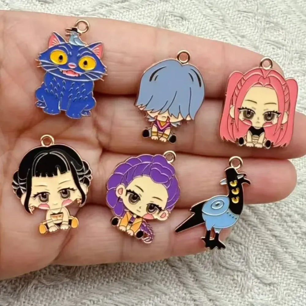 Peanuts Character Alloy Pendant Charms (10pcs Set) - Accessories - Pendant - 1