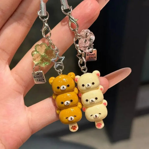 Cute Bear Phone Charm Keychain Pendant - Accessories - Accessories - 1