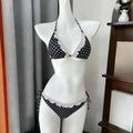 Japanese Polka Dot Bikini Set with Tiered Skirt - Bottoms - Swimsuit / Bikini / One-Piece Swimwear - 6