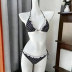 Japanese Polka Dot Bikini Set with Tiered Skirt - Bottoms - Swimsuit / Bikini / One-Piece Swimwear - 6