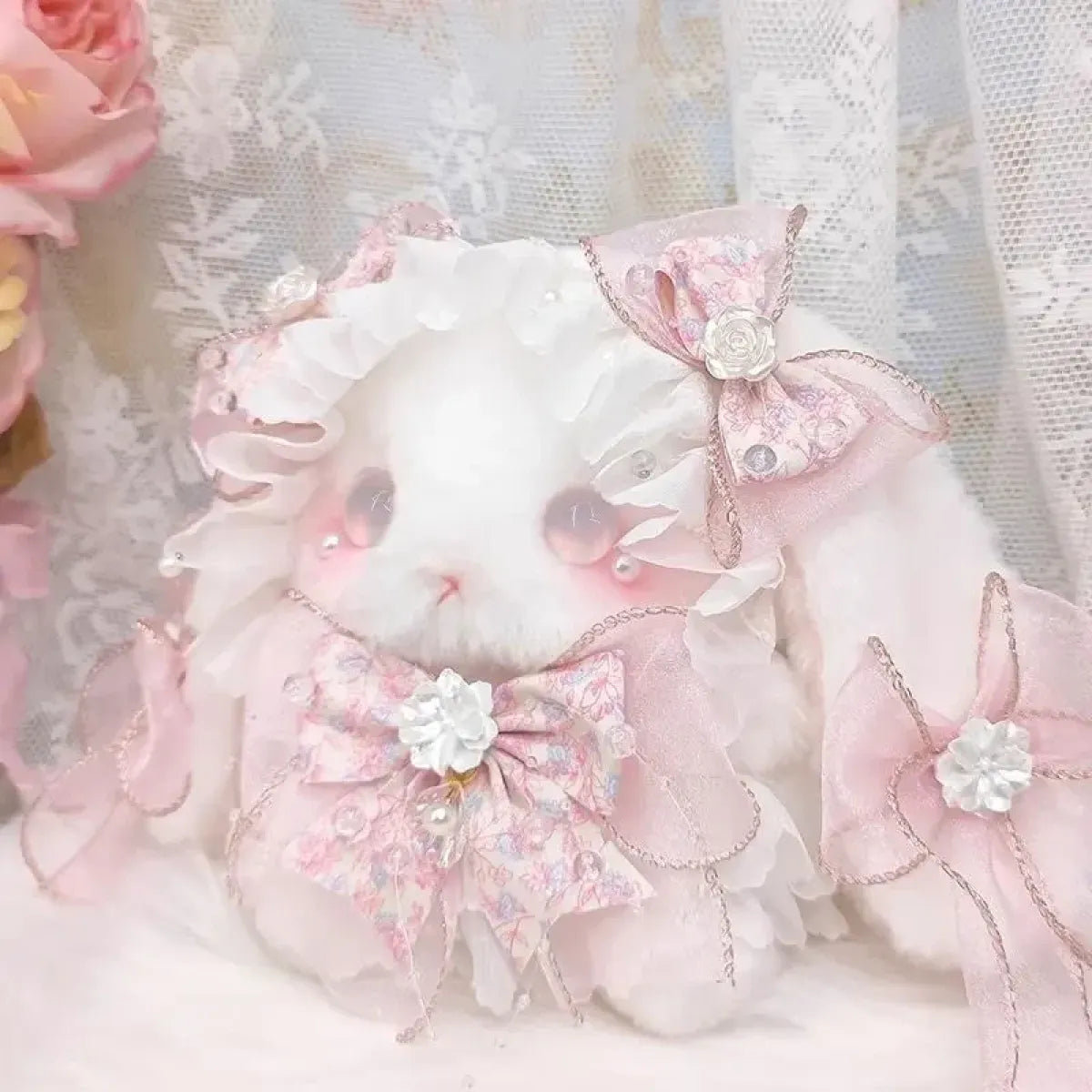 Lolita Rabbit Bow Patchwork Shoulder & Crossbody Bag - Accessories - Shoulder Bag - 7