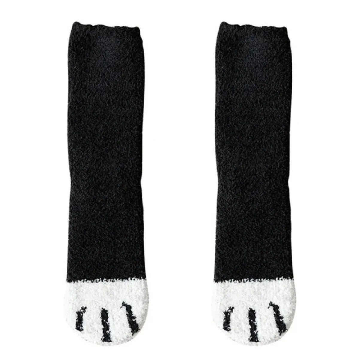 Cat Paw Cartoon Knit Middle Tube Socks - Harajuku Style - Accessories - 8