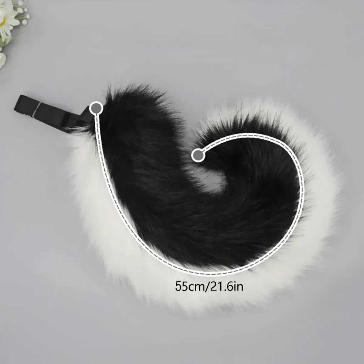 Plush Anime Dog Ear Headband and Tail Set - Anime - Costume Props - 6