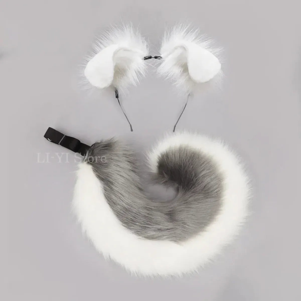 Furry Anime Dog Ear Headband & Tail Set - Anime - Costume Props - 14