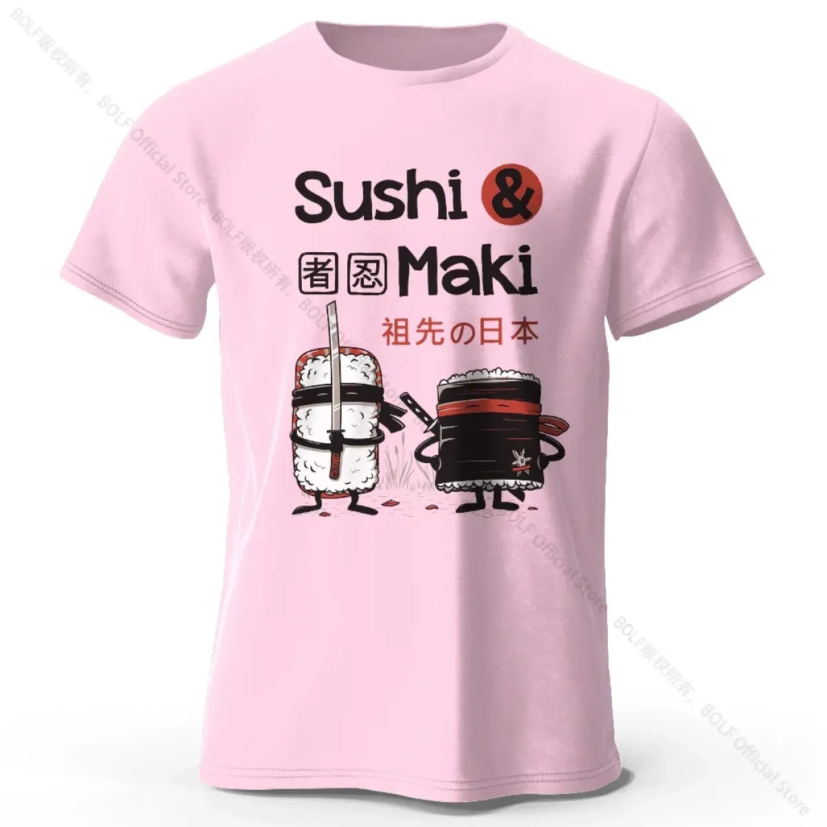 Kawaii Sushi Harajuku Cotton T-Shirt - T-Shirts - T-Shirt - 9