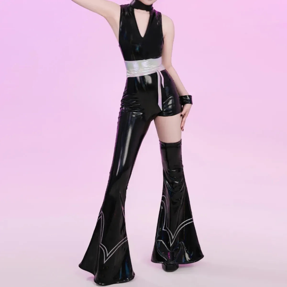 Panty & Stocking Anime Cosplay Jumpsuit Set - Women’s Clothing & Accessories - Cosplay Outfit - 5