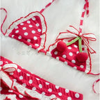 Kawaii Anime Print Halter Bikini Set - Women’s - Swimsuit / Bikini / One-Piece Swimwear - 5