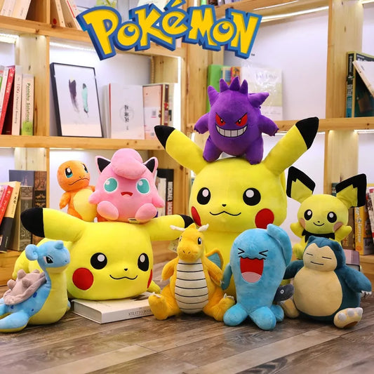 Anime-Inspired Plushies: Cute Pokemon & Friends Collection