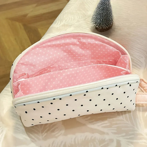 White Polka Dot Shell Pencil Case - Cosplay - Pencil Case - 1