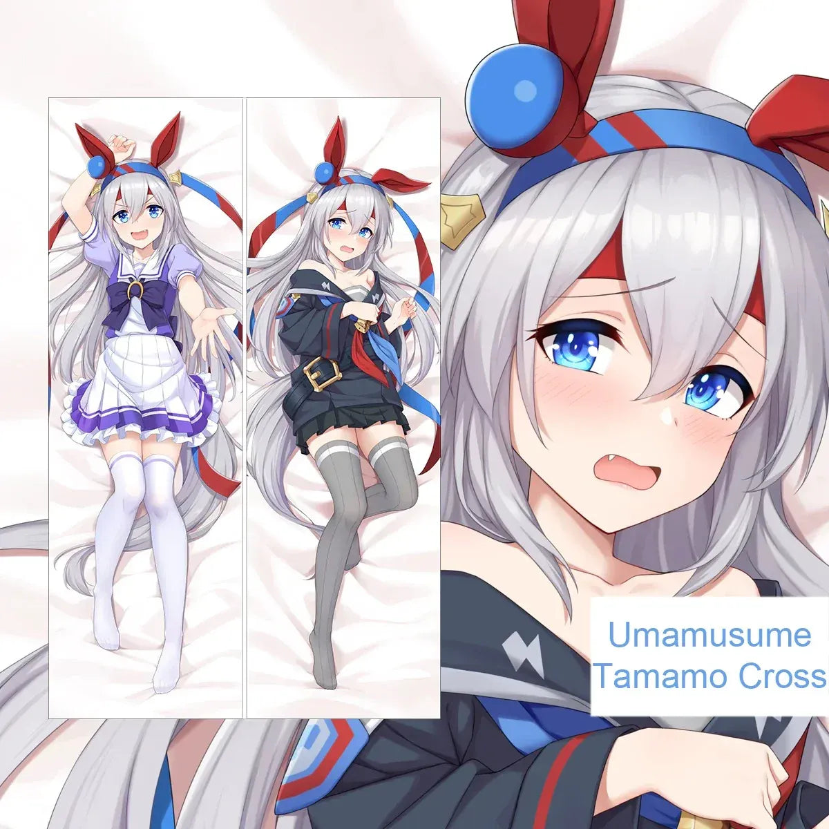 Umamusume Tamamo Cross Dakimakura Cover - Anime - Pillow / Cushion - 1