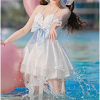 Sweet Lolita Bow One-Piece Swimsuit - Swimsuits - Swimsuit / Bikini / One-Piece Swimwear - 7