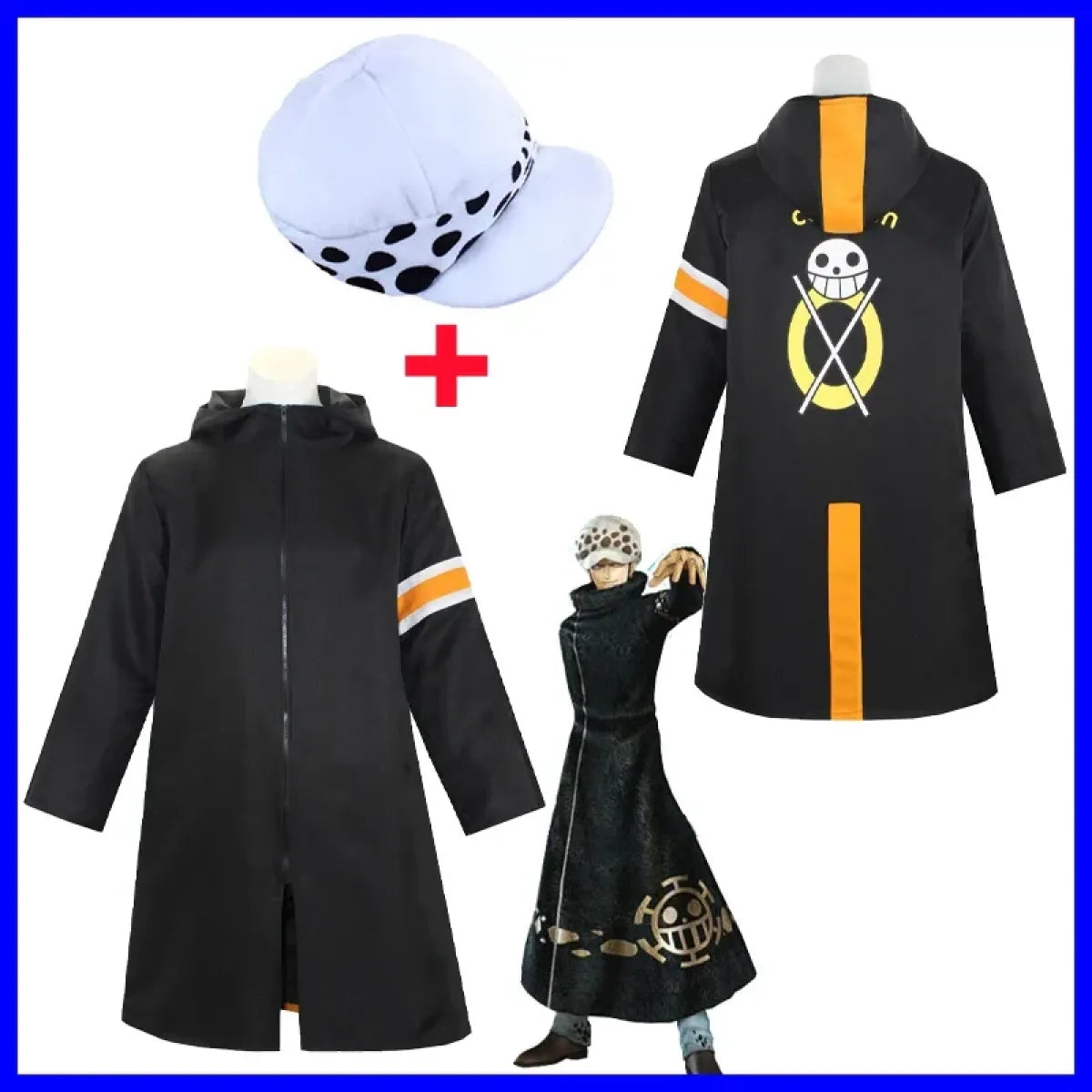 Trafalgar Law Anime Cosplay Costume Set - Anime - Cosplay Outfit - 10
