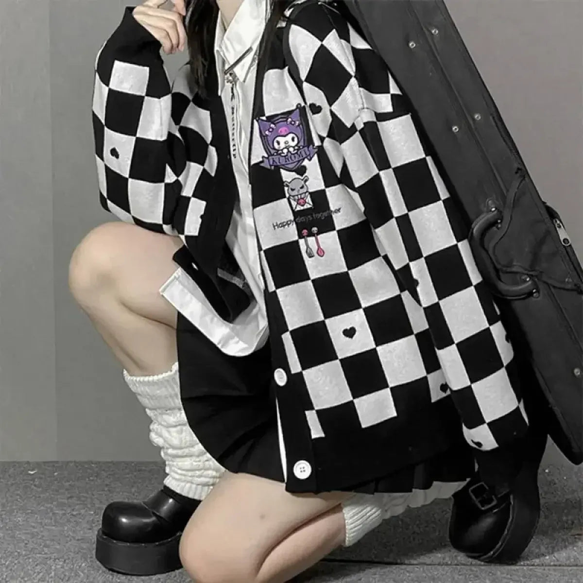 Sanrio Anime Knit Cardigan Sweater - Sweaters - Cardigan - 12