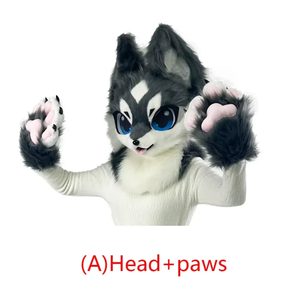 Kemono Cat & Dog Furry Head Costume - Best Sellers - Cosplay Outfit - 12