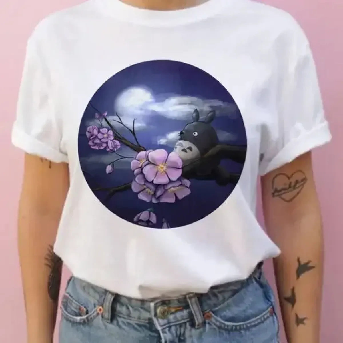 Totoro Harajuku Short Sleeve T-Shirt - Dresses - T-Shirt - 3