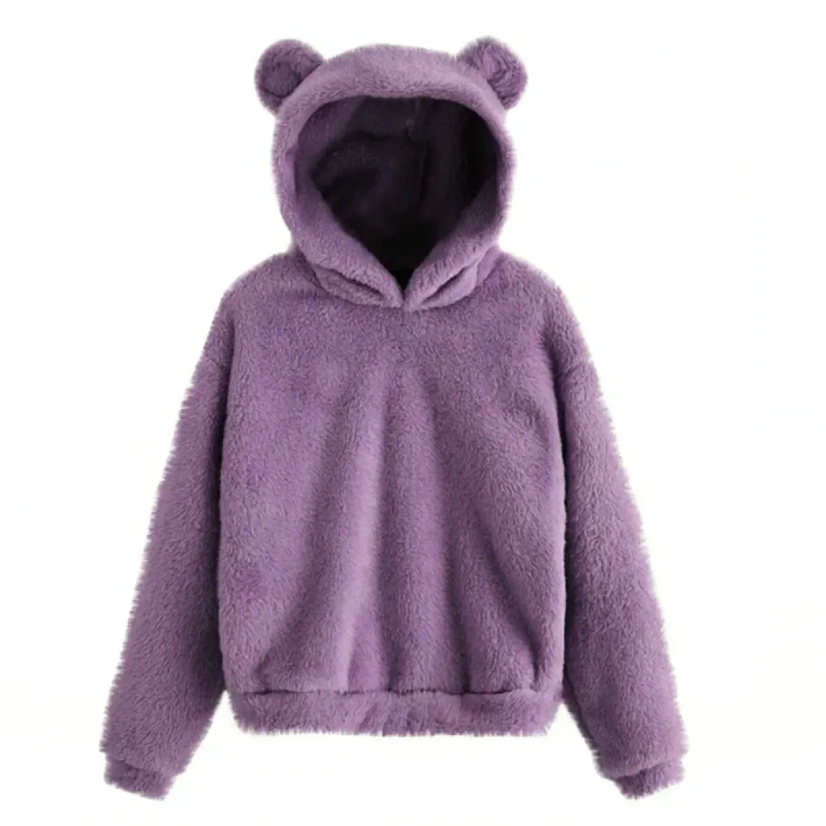 Korean Bear Ears Loose Pullover Hoodie - Hoodies & Sweatshirts - Hoodie - 11