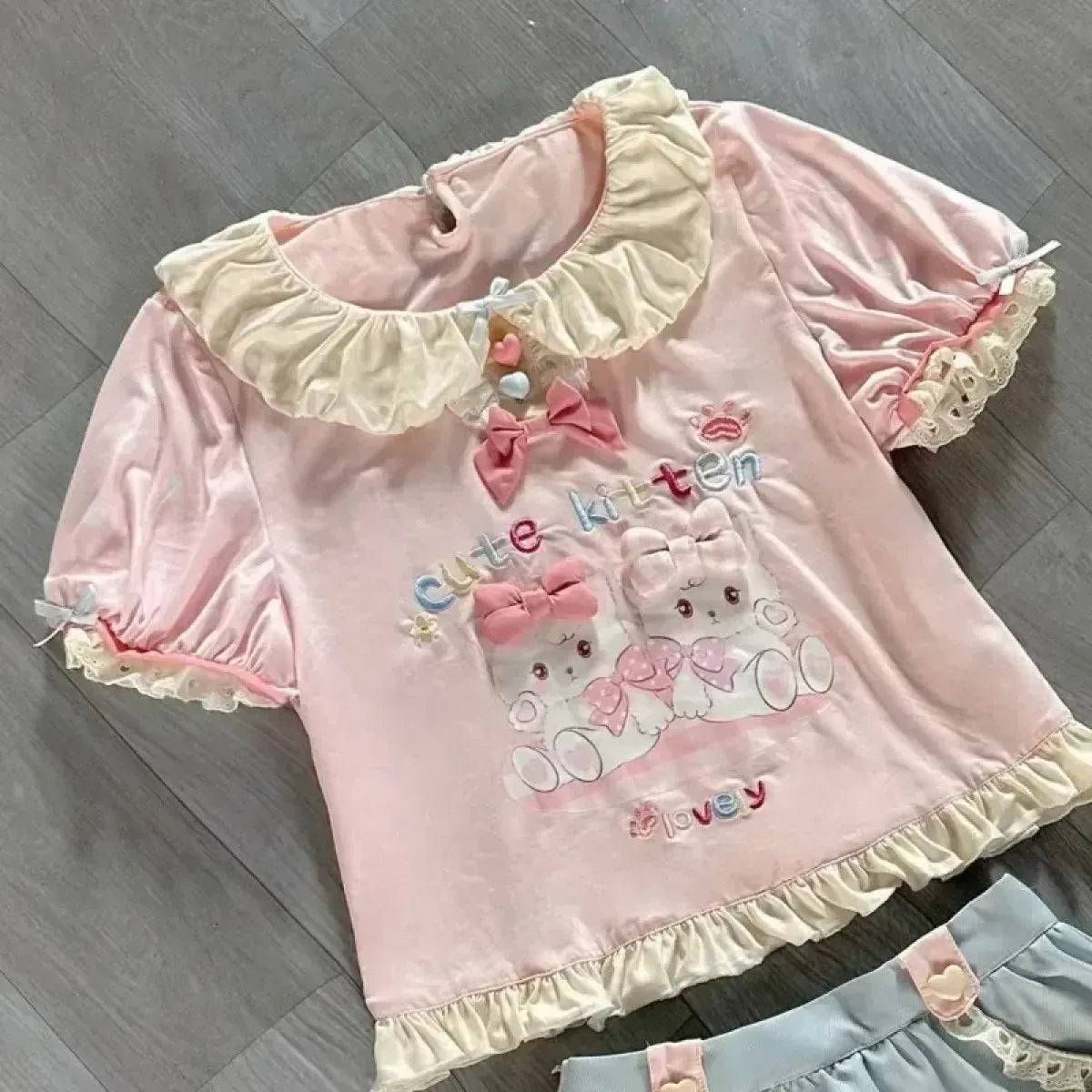 Fairy Grunge Lolita Ruffle Bow T-Shirt - Best Sellers - T-Shirt - 12