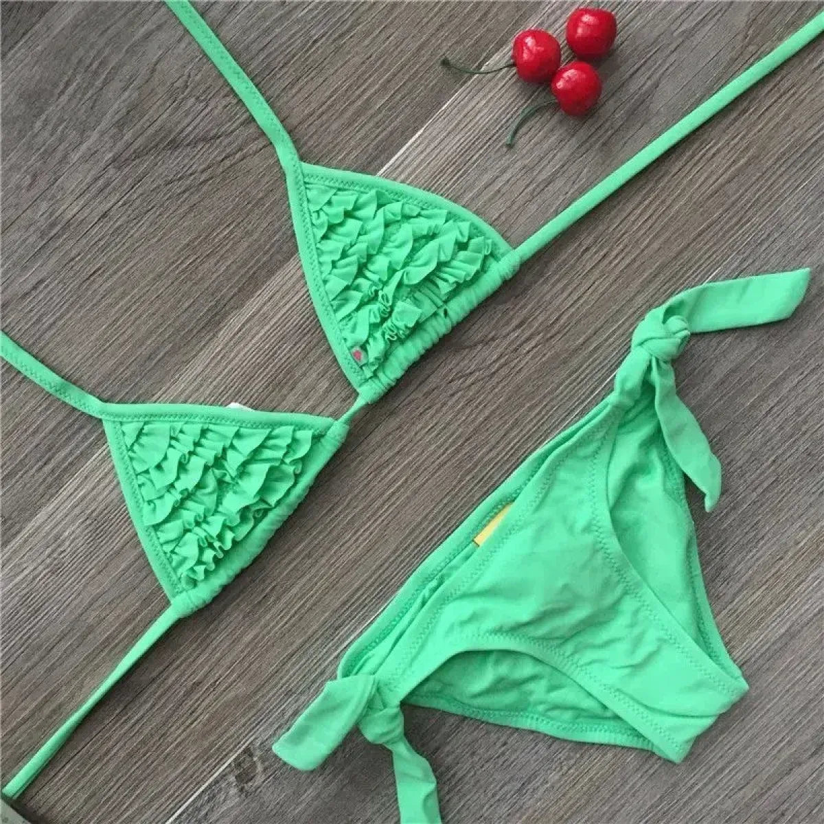 Girls Falbala Two-Piece Bikini Swimsuit Set - Swimsuits - Swimsuit / Bikini / One-Piece Swimwear - 5
