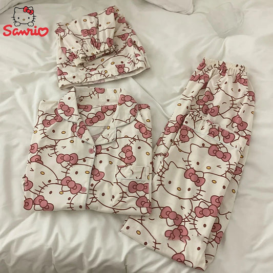 Anime Sanrio Short Pajamas - Kawaii Cartoon Sleepwear