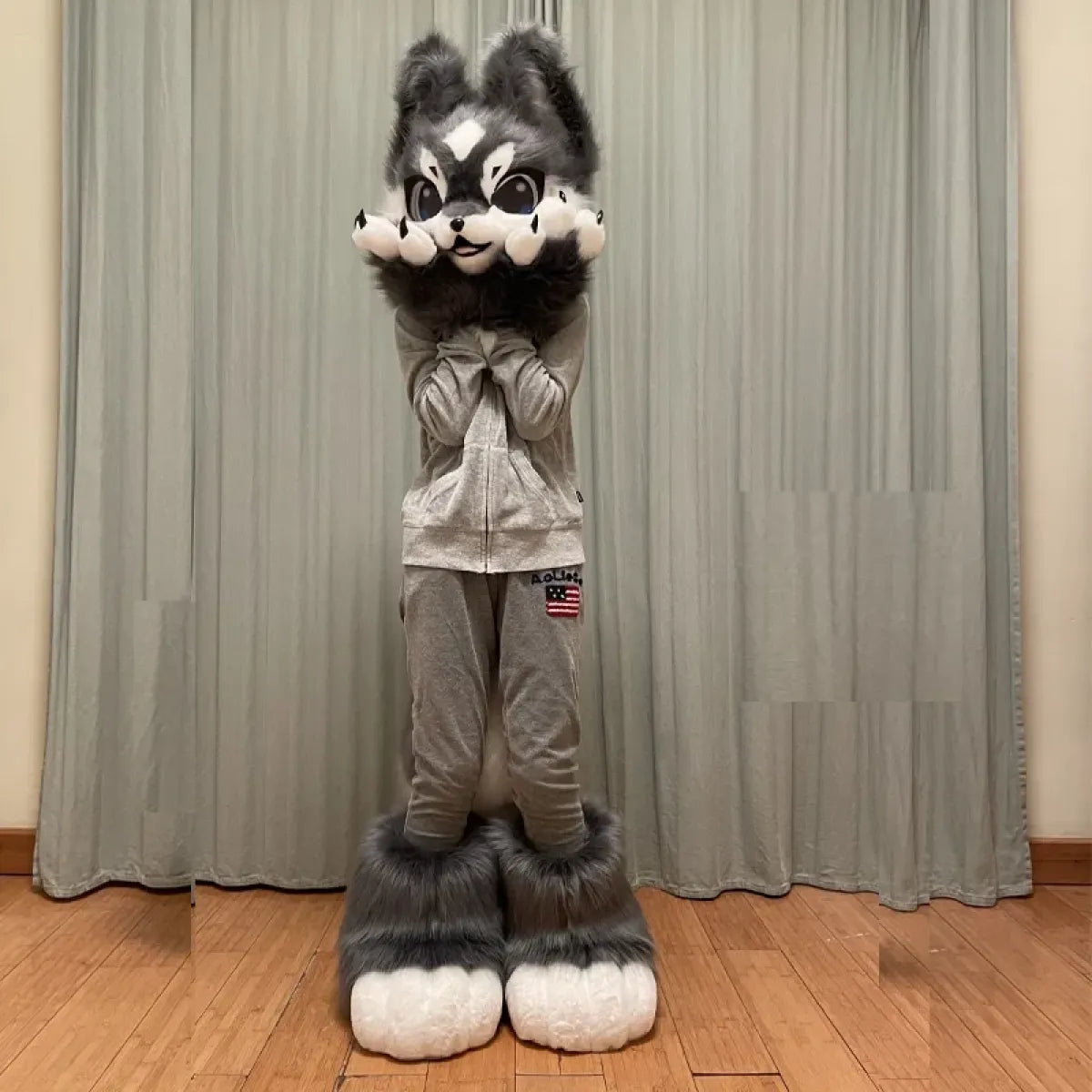 Kemono Cat & Dog Furry Head Costume - Best Sellers - Cosplay Outfit - 5