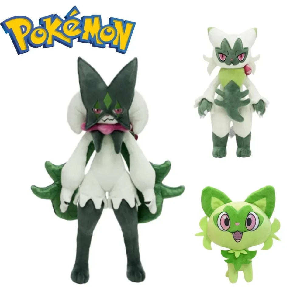 Floragato Sprigatito & Meowscarada Plush Toy - Anime - Plush / Plushie - 1