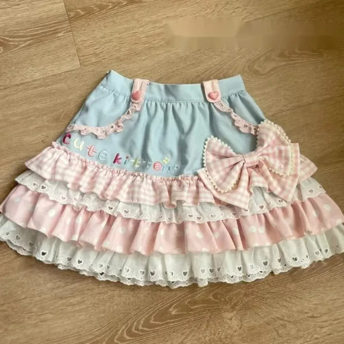 Fairy Grunge Lolita Ruffle Bow T-Shirt - T-Shirts - T-Shirt - 11