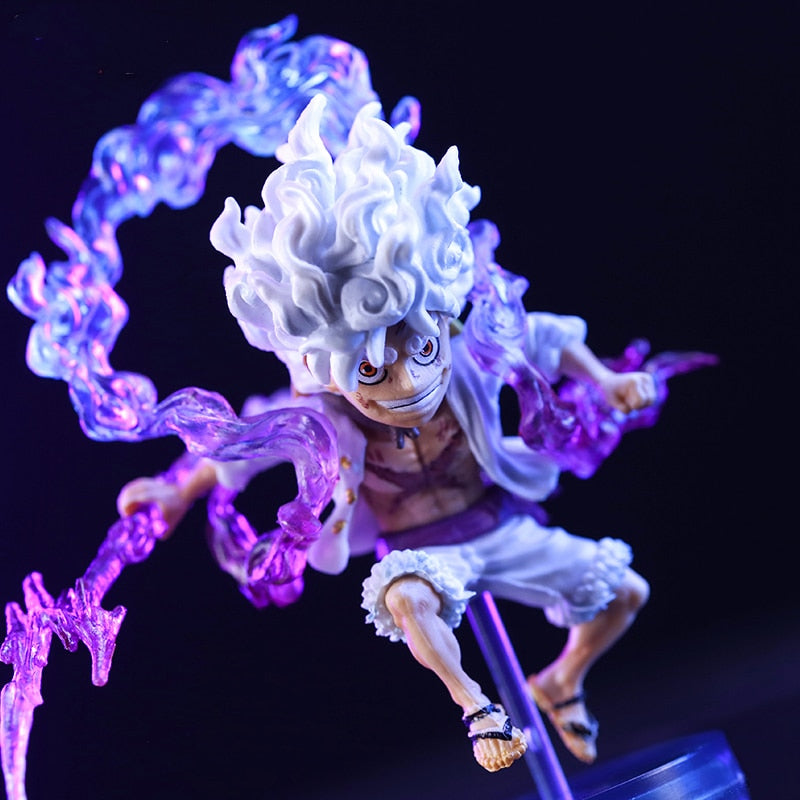 Mini One Piece Luffy Gear 5 Action Figure - Kawaii Stop - Anime, Collectables, Collectible, Collector's Item, Compact Design, Decoration, Detailed Craftsmanship, Figurine, Figurines, Gear 5, Gift Idea, Japanese Animation, Kids Toy, Luffy, Mini Action Figure, Movie Inspired, Nika, One Piece, Premium PVC, TV Series