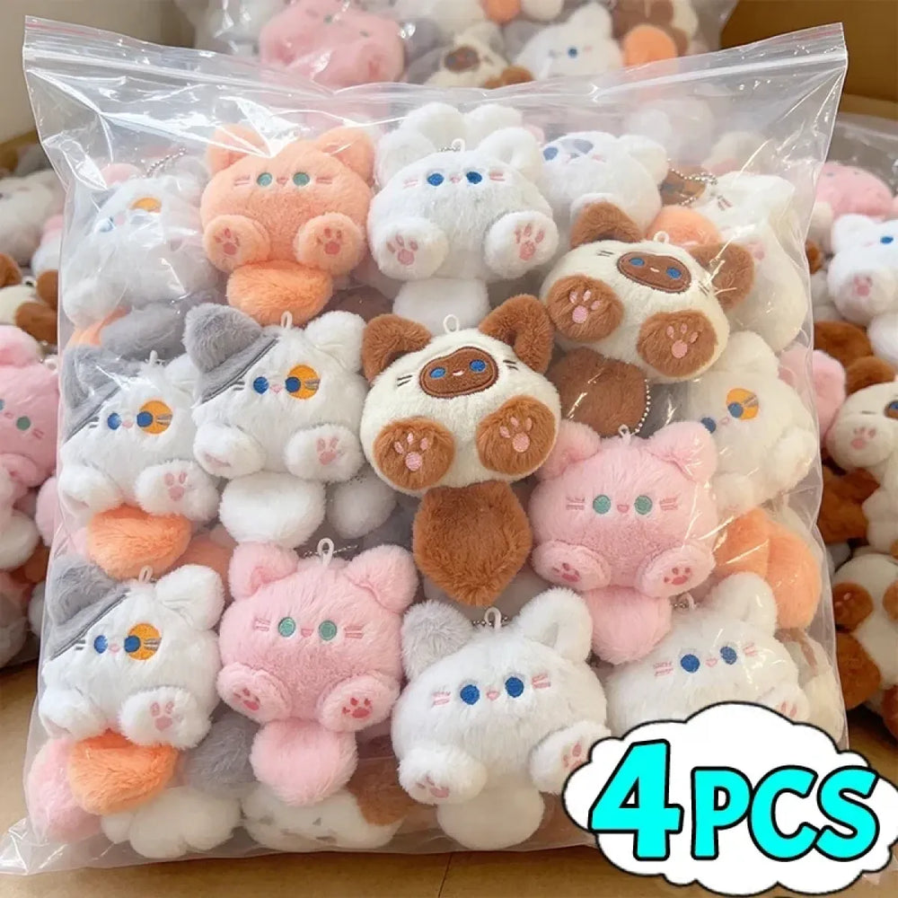 Mini Cat Plush Keychain Bag Charm - Plushies - Plush / Plushie - 1