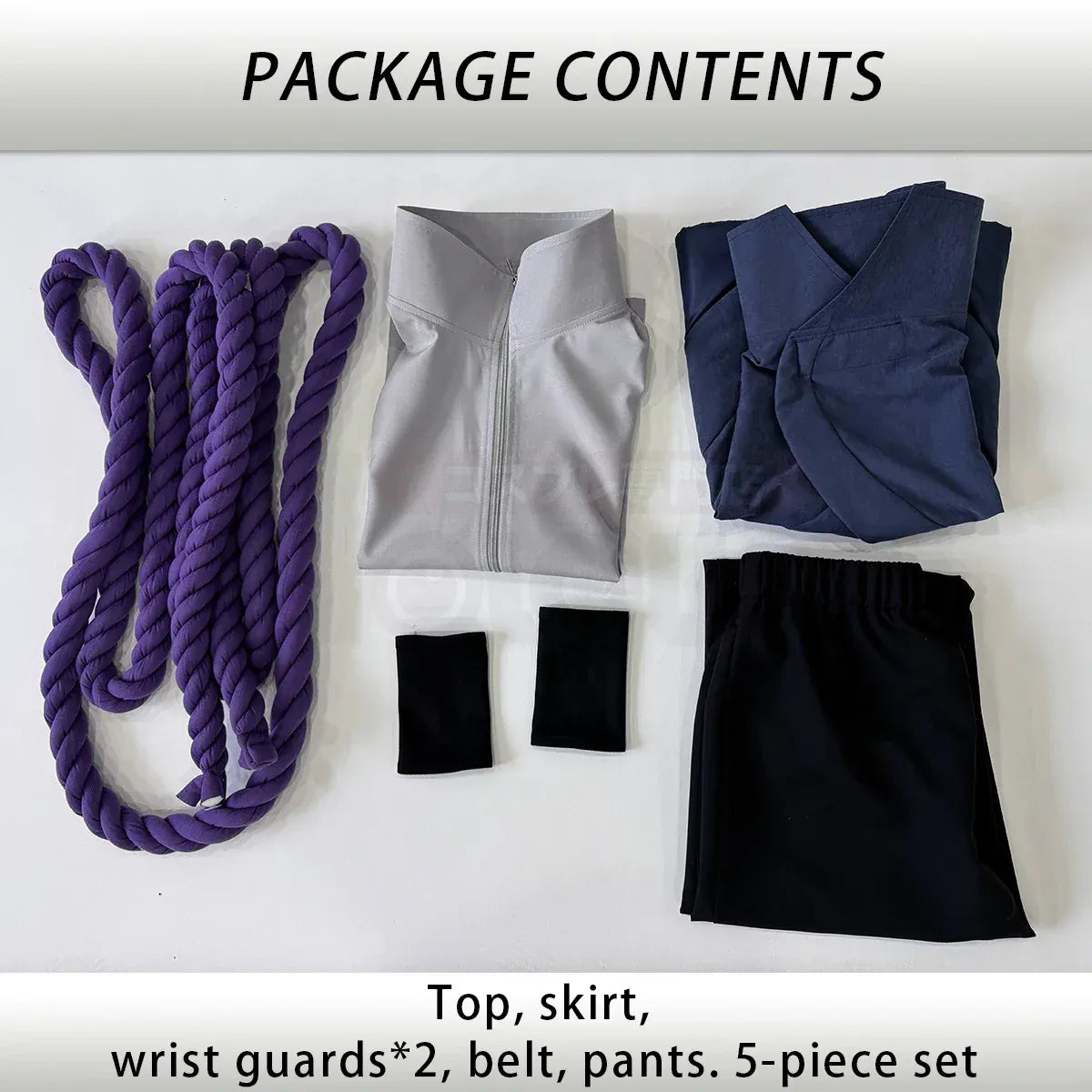 Anime Uchiha Sasuke Cosplay Costume Set - Anime - Cosplay Outfit - 5