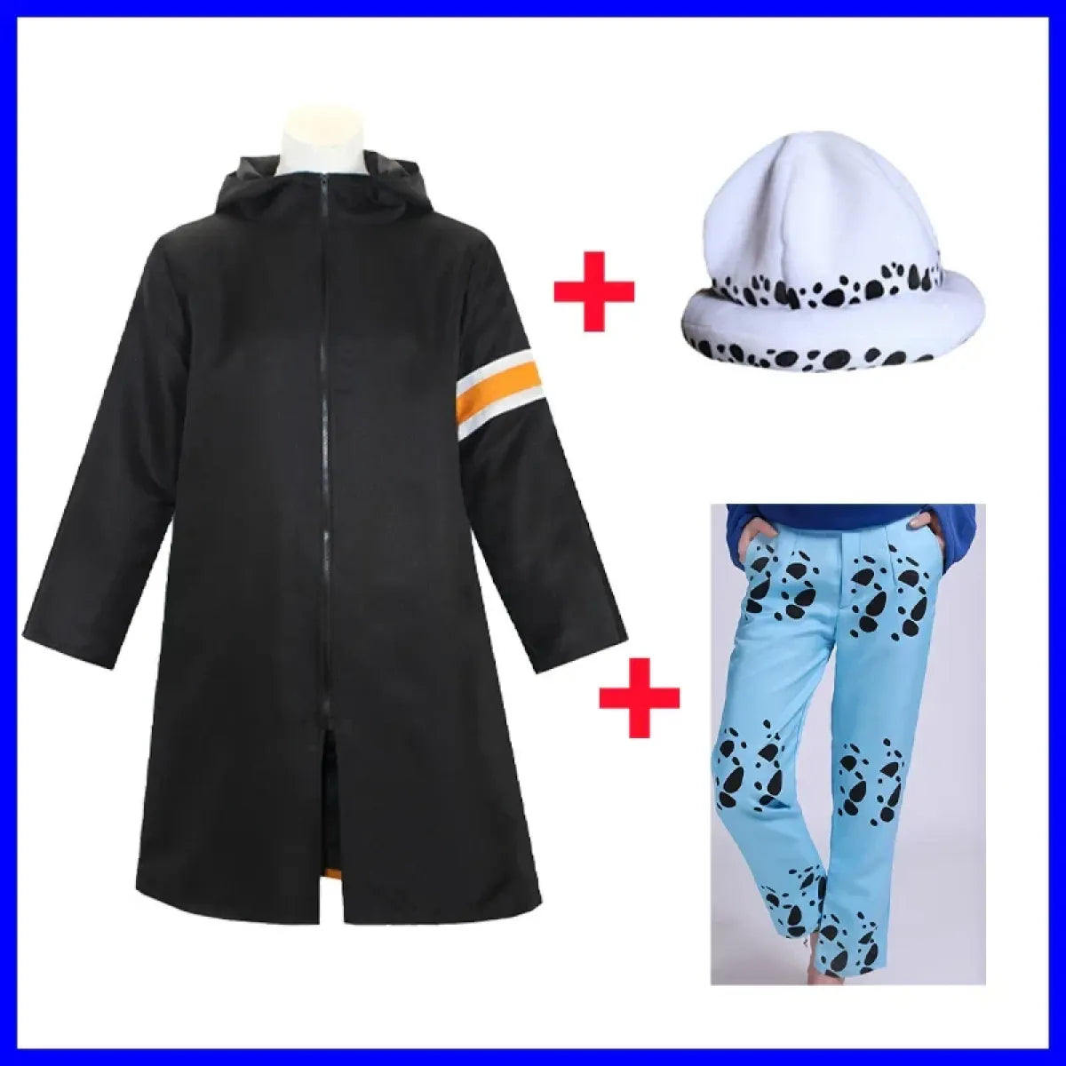 Trafalgar Law Anime Cosplay Costume Set - Anime - Cosplay Outfit - 11