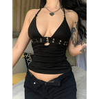 Y2K Bandage Knit Crop Top - Women’s Clothing & Accessories - Crop Top - 4