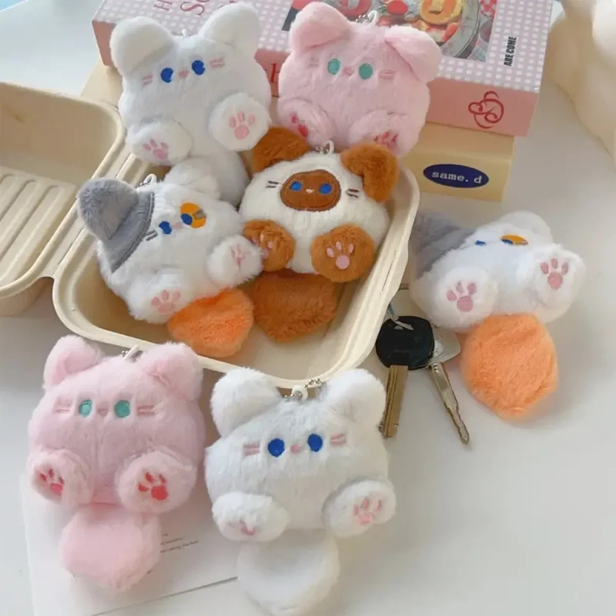 Mini Cat Plush Keychain - Best Sellers - KeyChain - 18